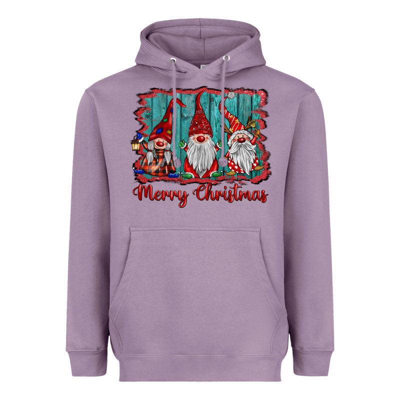Merry Christmas Gnomes Heavyweight Hoodie by BarkalooDesign | Teevron