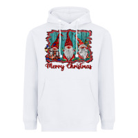 White merry christmas gnomes Heavyweight Hoodie - BarkalooDesign