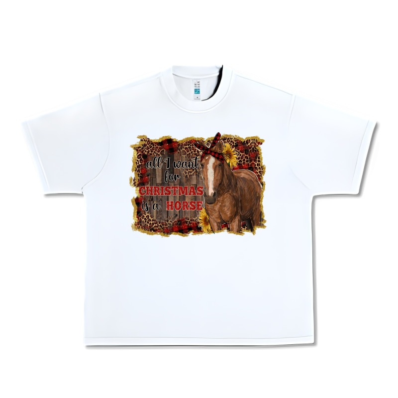 All I Want For Christmas Is A Horse Urban Heavy Tee by RanaPortraitStore | Teevron