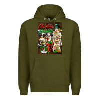 Army Green christmas cocktail martini  air freshener Premium Hoodie - AdoDesignShop