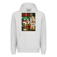 Dove Grey christmas cocktail martini  air freshener Premium Hoodie - AdoDesignShop