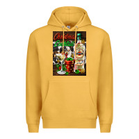 Mustard christmas cocktail martini  air freshener Premium Hoodie - AdoDesignShop