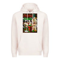 Christmas Cocktail Martini  Air Freshener Premium Hoodie | Teevron