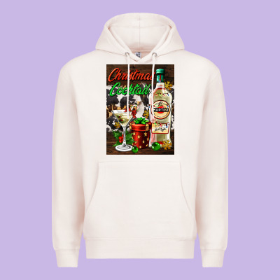 Christmas Cocktail Martini  Air Freshener Premium Hoodie Designed By Adodesignshop
