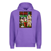 Purple christmas cocktail martini  air freshener Premium Hoodie - AdoDesignShop