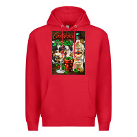Red christmas cocktail martini  air freshener Premium Hoodie - AdoDesignShop