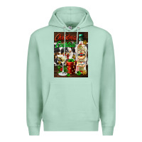 Seafoam christmas cocktail martini  air freshener Premium Hoodie - AdoDesignShop