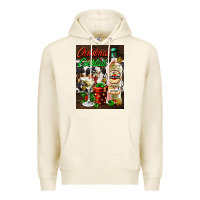 Tofu christmas cocktail martini  air freshener Premium Hoodie - AdoDesignShop