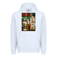 White christmas cocktail martini  air freshener Premium Hoodie - AdoDesignShop