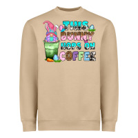 Mushroom this bunny hops on coffee Heavyweight Sweatshirt - Zillion Design Studio