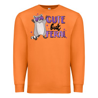 Carrot cute but feral Premium Sweatshirt - MaliasSmallBusiness