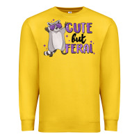 Lemon cute but feral Premium Sweatshirt - MaliasSmallBusiness
