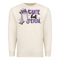 Sandshell cute but feral Premium Sweatshirt - MaliasSmallBusiness