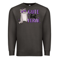 Smoke cute but feral Premium Sweatshirt - MaliasSmallBusiness