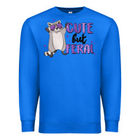 True Royal cute but feral Premium Sweatshirt - MaliasSmallBusiness