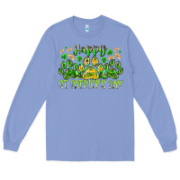 Colony Blue heppy st. patricks day Long Sleeve Tee - RacoonDesign