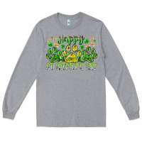 Heather Grey heppy st. patricks day Long Sleeve Tee - RacoonDesign