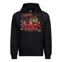 Black merrycamperchristmas Urban Hoodie - SublimationCraftShop