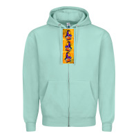 Seafoam halloween gnome pen wrap Zipper Hoodie - BundleAndBundleShop