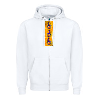 White halloween gnome pen wrap Zipper Hoodie - BundleAndBundleShop