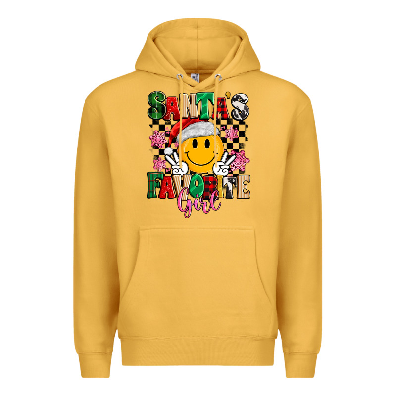 Santas Favorite Girl Premium Hoodie by MaliasSmallBusiness | Teevron