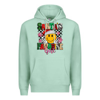 Seafoam santas favorite girl Premium Hoodie - MaliasSmallBusiness