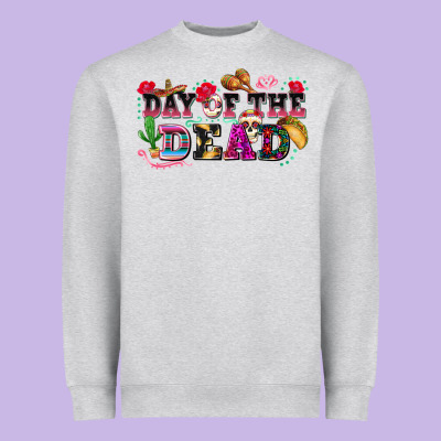 Day Of The Dead Heavyweight Sweatshirt Designed By Texasbilliewilder