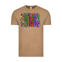 Vintage Coffee mardi gras brush strokes king cake and craw fish Vintage Tee - RanaPortraitStore