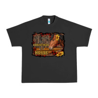 Pigment Black all i want for christmas is a horse brown horse Urban Heavy Tee - RanaPortraitStore