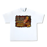White all i want for christmas is a horse brown horse Urban Heavy Tee - RanaPortraitStore