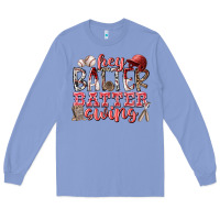 Colony Blue hey batter batter swing Long Sleeve Tee - RacoonDesign