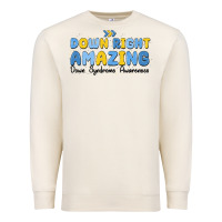 Sandshell down right amazing down syndrome awareness Premium Sweatshirt - MaliasSmallBusiness