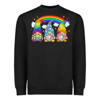 Black rainbow gnomes Heavyweight Sweatshirt - Zillion Design Studio