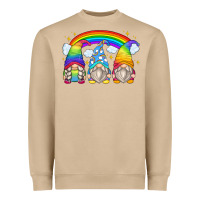 Rainbow Gnomes Heavyweight Sweatshirt | Teevron