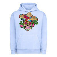 Pigment Grape Ice mexican skull sombrero roses cactus serape Urban Hoodie - Artiststas