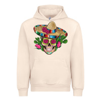 Sandshell mexican skull sombrero roses cactus serape Urban Hoodie - Artiststas