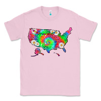 Bubblegum Pink lgbtq america map Classic Tee - HRA Design Shop