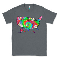 Charcoal Heather lgbtq america map Classic Tee - HRA Design Shop
