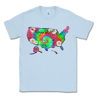 Dusty Blue lgbtq america map Classic Tee - HRA Design Shop