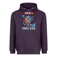 Plum Reel Cool Dad Bass Heavyweight Hoodie - LillyAllenDesigns