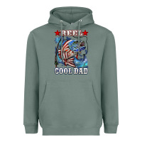 Sage Reel Cool Dad Bass Heavyweight Hoodie - LillyAllenDesigns