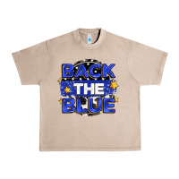 French Oak back the blue Urban Heavy Tee - Zillion Design Studio