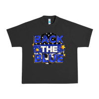Pigment Black back the blue Urban Heavy Tee - Zillion Design Studio