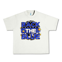 Pistachio back the blue Urban Heavy Tee - Zillion Design Studio