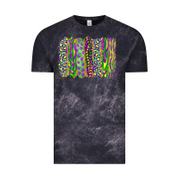 Cloud Black mardi gras brush stroke Vintage Tee - RanaPortraitStore