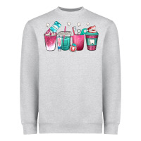 Heather Grey dentist coffee cups Heavyweight Sweatshirt - texasbilliewilder