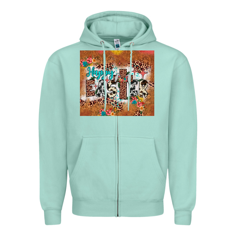 Happy Easter Cross Zipper Hoodie by JahusDesignShop | Teevron