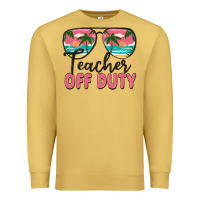 Antique Gold teacher off duty Premium Sweatshirt - MaliasSmallBusiness