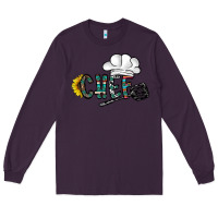 Plum chef Long Sleeve Tee - CowhideDigitalArt