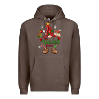 Coffee the teacher gnome christmas Premium Hoodie - MaliasSmallBusiness